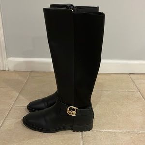 Coach leather boot